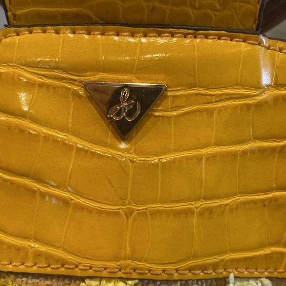 Sam Edelman yellow crocodile boho purse - Picture 4 of 13